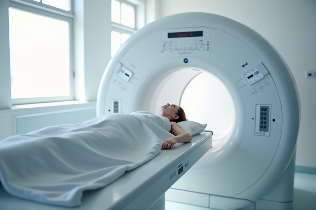 Machine IRM dans une salle d